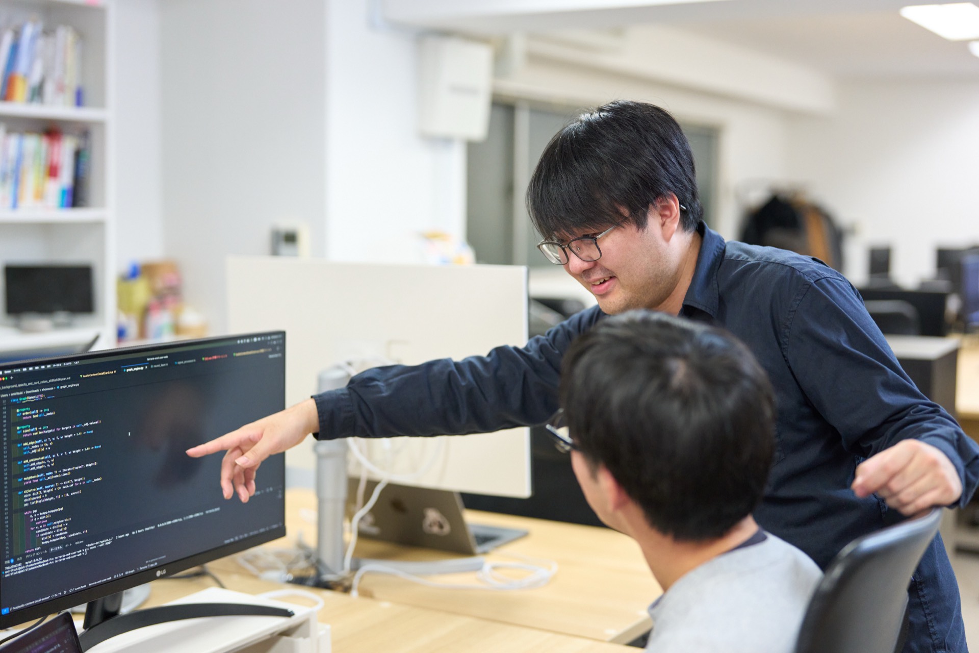 コードレビューの様子